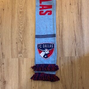 FC Dallas Soccer MLS Scarf - Light Blue & Red